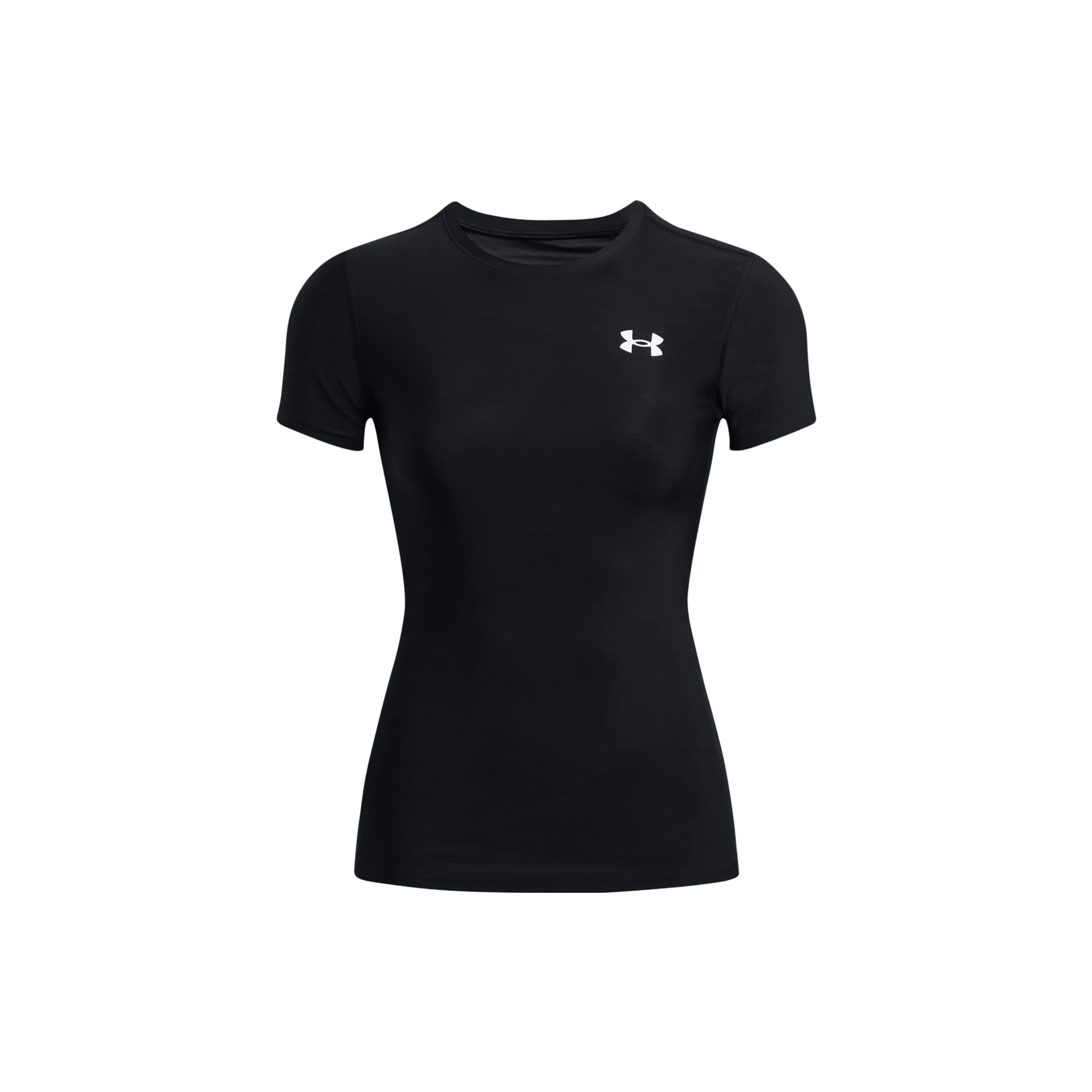 Женская футболка с коротким рукавом Under Armour HeatGear OG Logo Черная 1387562-001 2XL