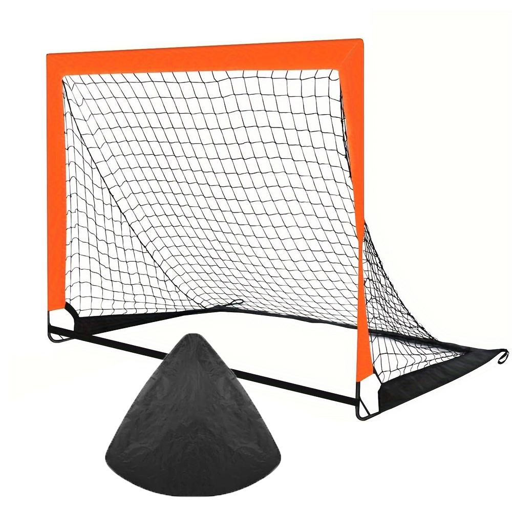 1/2pcs Kids Soccer Goals for Backyard 4x3 ft Portable Soccer Nets Outdoor Sport Training Equipment Soccer Goal with Carrying Bag