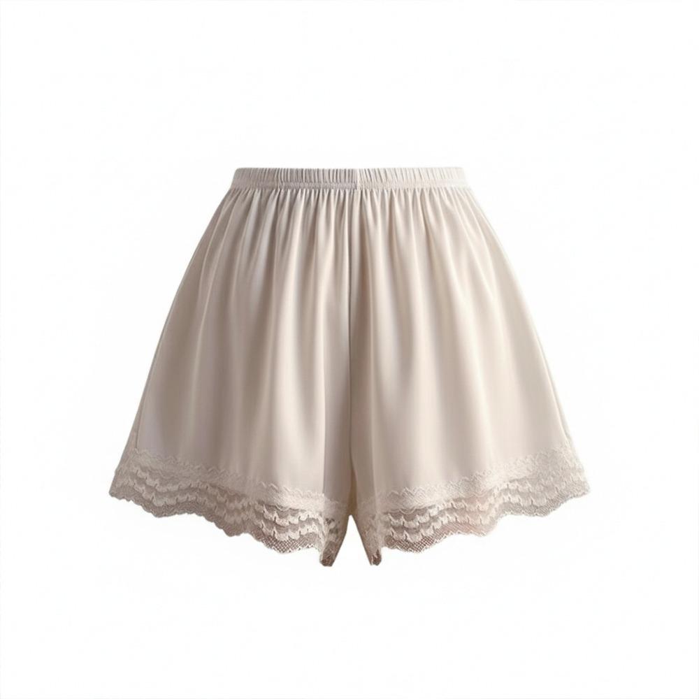 Elastic Safety Short Pants Soft Petticoat Underpants Fashion Lace Underwear Women Girls
