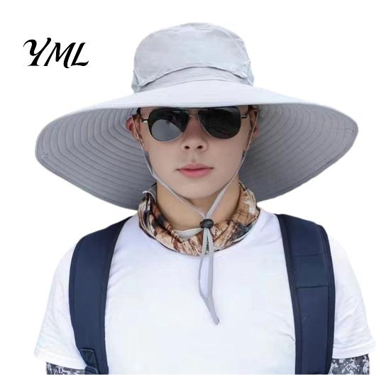 Breathable Mesh Construction Hat Sun for Men And Women, Wide Brim Fishing Hat, UV Protection Cap Camping Hiking Outdoor Work Portable
