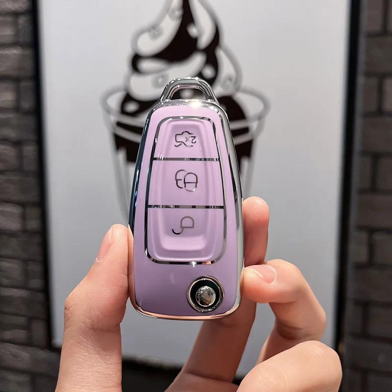 Tpu Housing Remote Fit For Ford Fiesta Focus 3 4 Mondeo Ecosport Kuga Focus St Auto Smart Intelligent Key Fob Cover Case Protector Auto Accessories