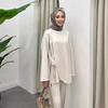 2024 Autumn Women's Solid Color Casual Two-Piece Set: Top and Long Pants