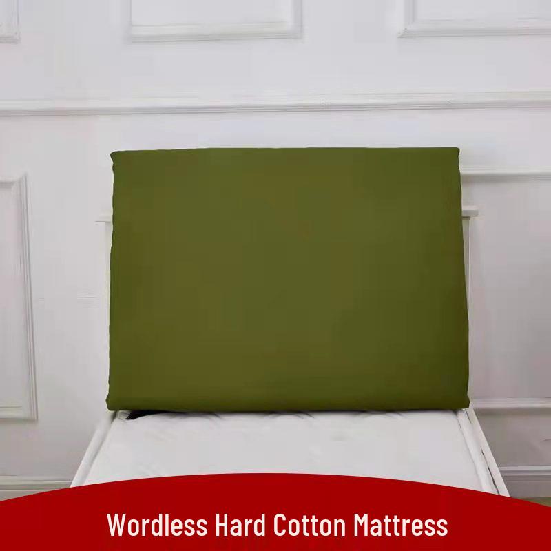 Army Green Student Dormitory Mattress with White Hot Melt Cotton for Military Training
