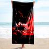 1PC Custom Name "Night Horse Legend" Beach Towel Highly Absorbent And Sand-Resistant Towel for Swimming, Pool, Yoga, And Travel Lightweight