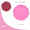 Angel Wings Shiny Glossy Sunflowers Shape Silicone Mold Epoxy Resin Molds DIY Geode Coaster Agate Mould Resin Coaster Molds DIY Cup Mats Mold Home
