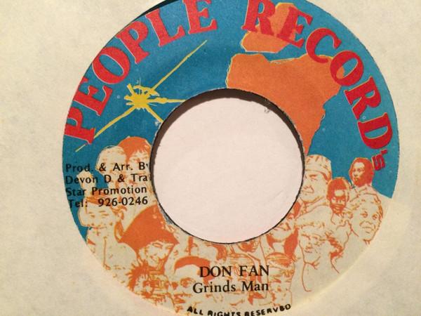 

7inch Record GRINDSMAN - Don Fan NONE People Record s Jamaica Reggae, Ska & Dub Used