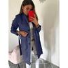 Autumn/Winter High-End Slim Wool Coat Windbreaker for Women – 4 Colors, 8 Sizes