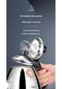 Golden Stove E-400A Electric Kettle, 1.2L Stainless Steel Teapot Tea Set