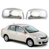 For Nissan Versa Tiida Axis Sedan 2004 2005 2006 2007 2008 2009 Rearview Car Accessories Chrome Door Mirror Covers Paste Style