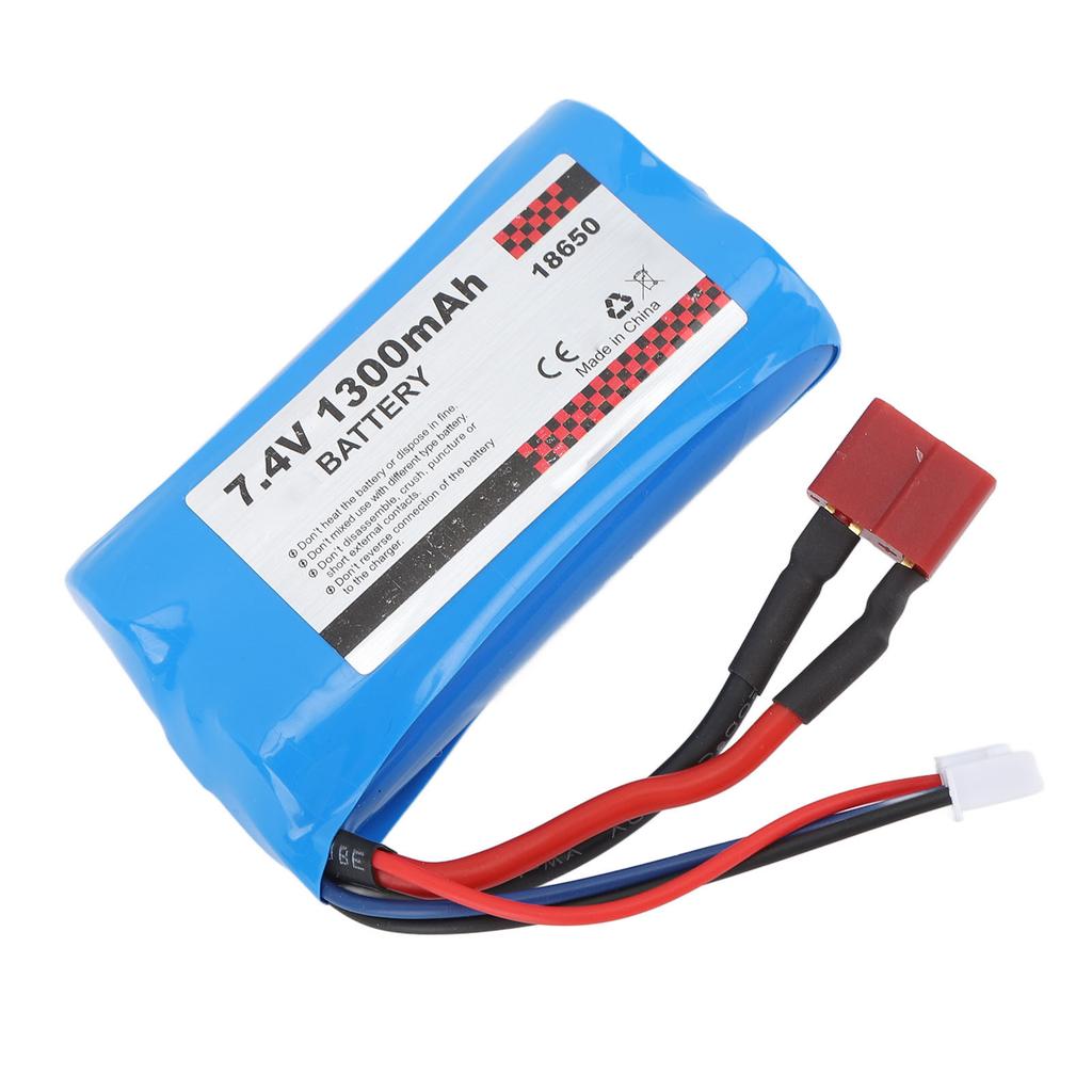 Akumulator Li-Ion 18650 7.4V 1300mAh Akumulator do ładowania Pasuje do Samochodu RC SCY 16101 16102 16103 116