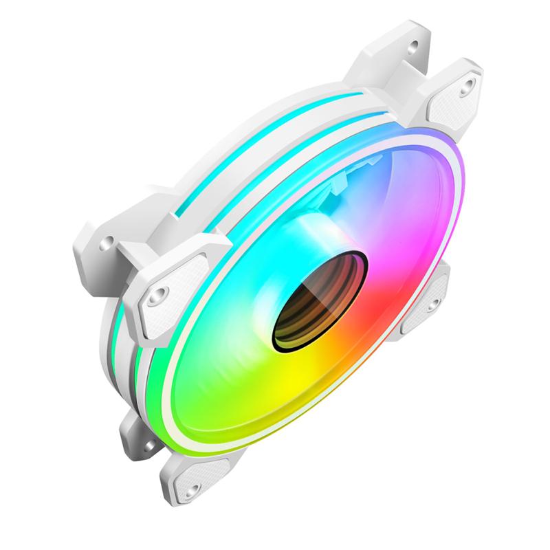 5v wentylator obudowy Argb 12cm płyta główna Pwm regulacja temperatury wentylatory wału obiektywu do komputera chłodzącego procesor