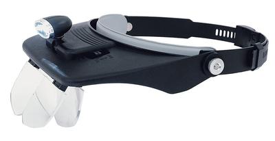 Shinwa Sokutei Binocular Head Magnifier with LED Light 75737 W-5