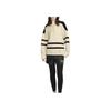 Nike X Bode Astro Grabber Printed Casual Knit V-Neck Long Sleeve T-Shirt SS24 Unisex Tops Natural-Linen-White Shadow-Brown FJ0218-125