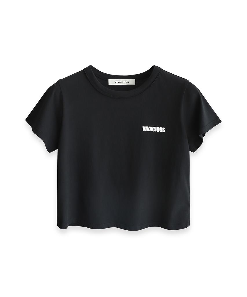 VIVACIOUS Adia Crop Tee White