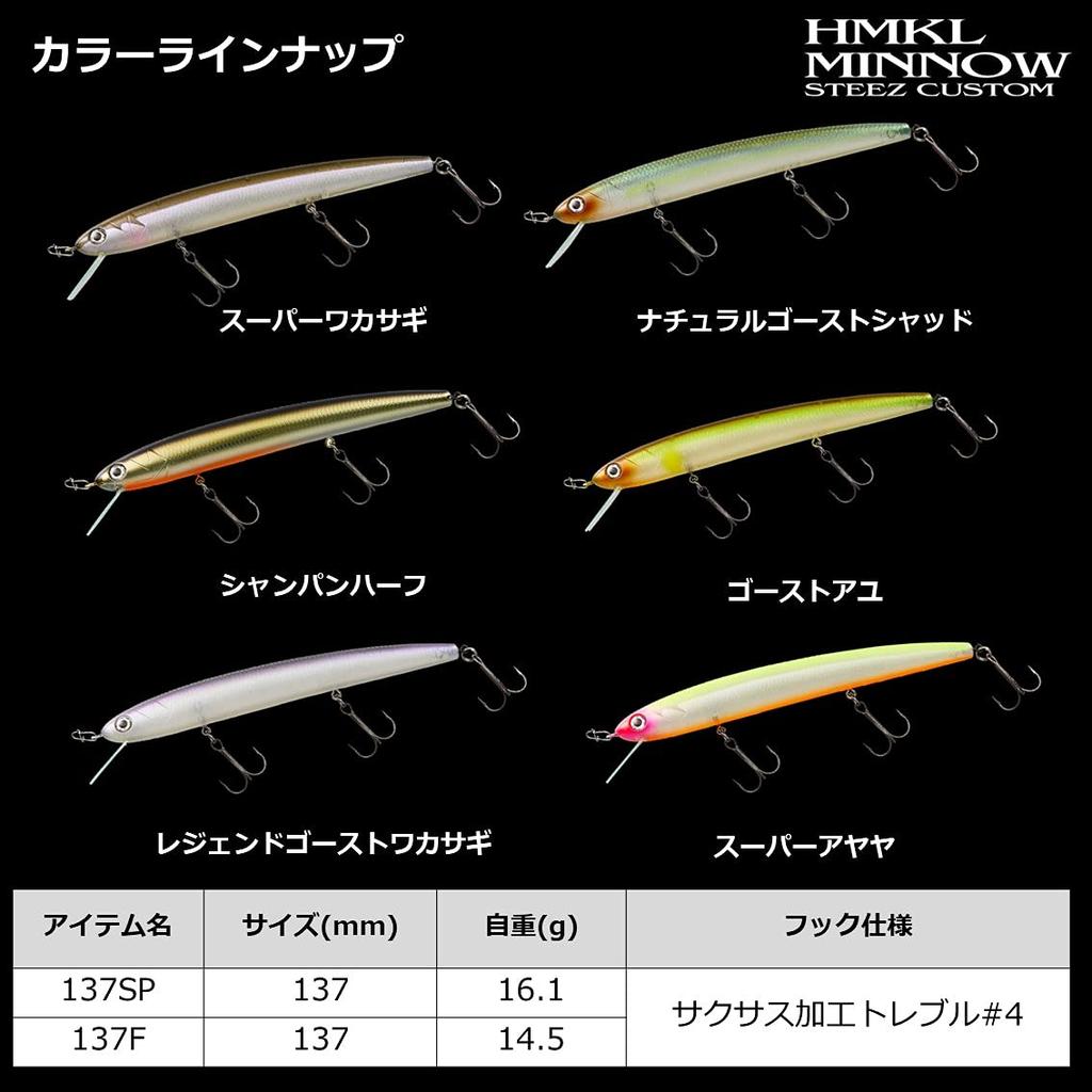Daiwa Hankuru Minnow Steez Custom 137SP