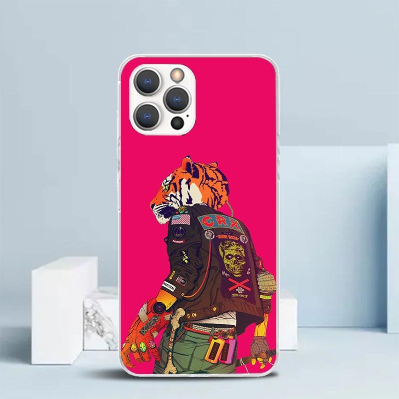 

Game Hotline Miami Soft Cover for iPhone 16 17 Air 15 14 Pro Max 16E Phone Case 13 Mini 12 11 7 SE 8 Print Pattern Fit Cases 16 iPhone 15