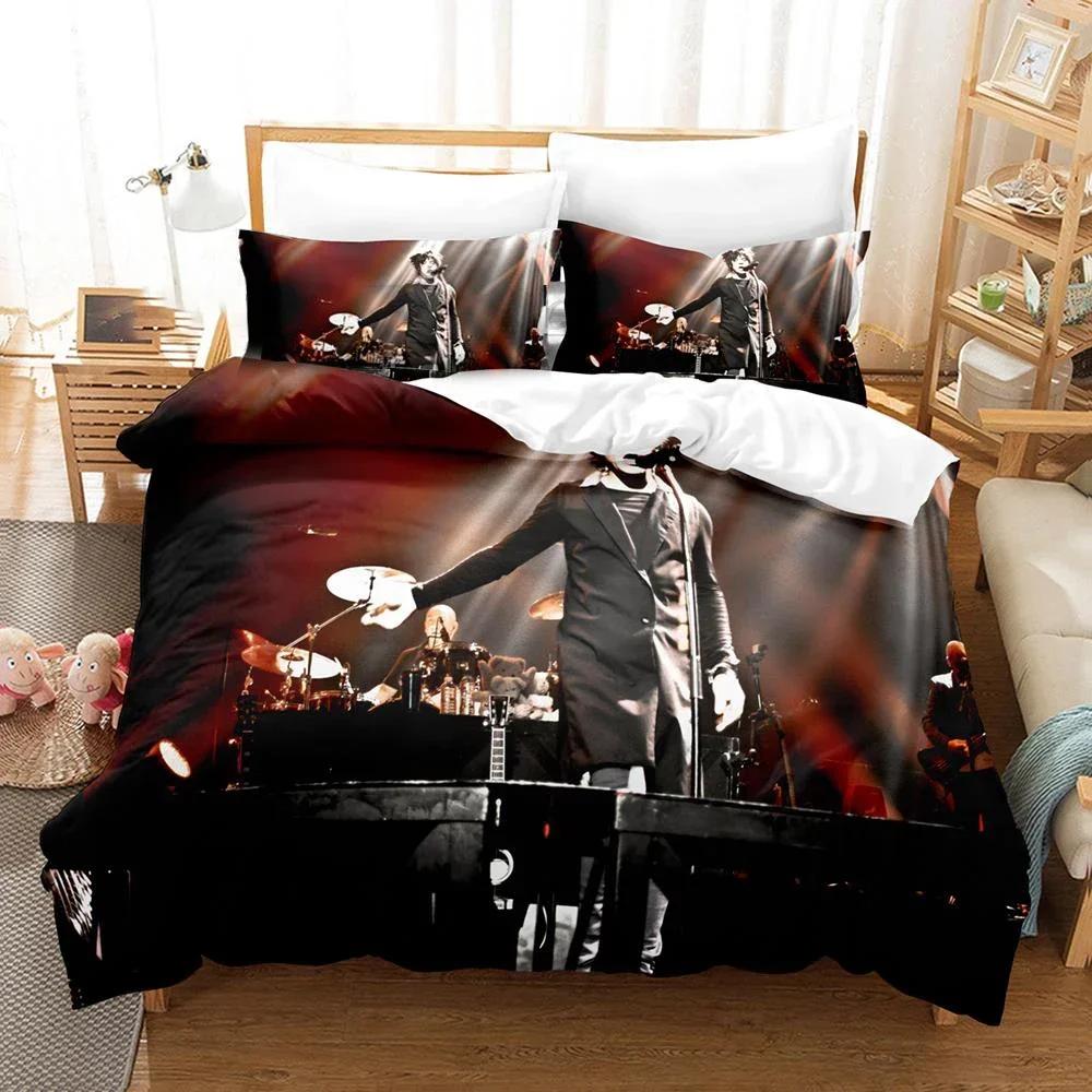 3D Print Indochine Rock Bedding Set Single Twin Double Queen King Cal King Size Bed Linen Set