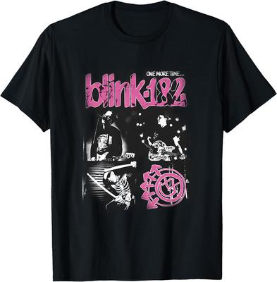T-shirt Rock Blink 182 T-shirt Blink 182 One More Time Cadeau Pour Fans T-shirt Unisexe
