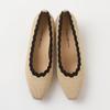Kumu low heel flat 122215200012 [Diana] shoes, beige, 24.0 cm,