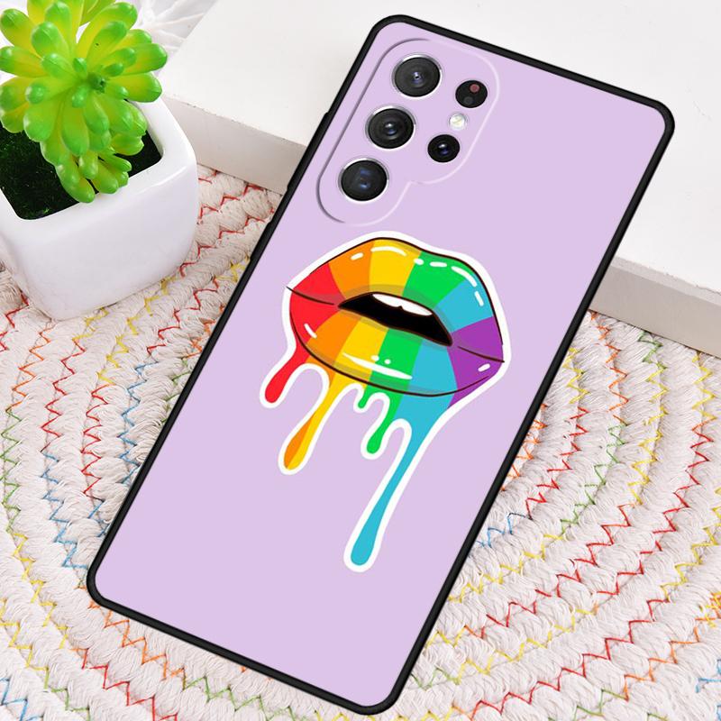 LGBT Pride Love Silicone Phone Case For Samsung Galaxy note 10 pro S26 S25 S24 S23 S22 S21 Plus S25Ultra Capa Cover