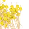 100 Pcs Disposable Bamboo Picks Food Fruit Cocktail Handmade Toothpicks