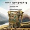 Men's Camouflage Multifunctional Outdoor Bag - Crossbody, Waist, and Leg Options for Sports and Mountaineering.