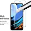 Film de protection en verre trempé - Redmi - 9T - Lot de 4 - Résistant aux chocs - Transparent