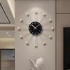 Creative Wall-mounted Clock Living Room Grille Decoration, 2025 New Style Modern and Simple Home Decoration