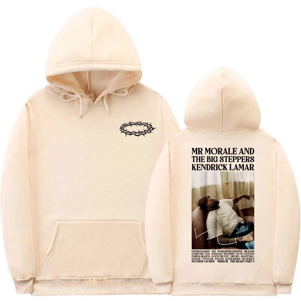 

Men Women Sweatshirt Rapper Kendrick Lamar Mr. Morale and The Big Steppers Music Album Graphic Print Hoodie Unisex Hip Hop Hoodies Unisex