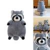 Adorable Plush Raccoon Toy Soft Comforting Cuddly Pillow For Kids With Custom Design
