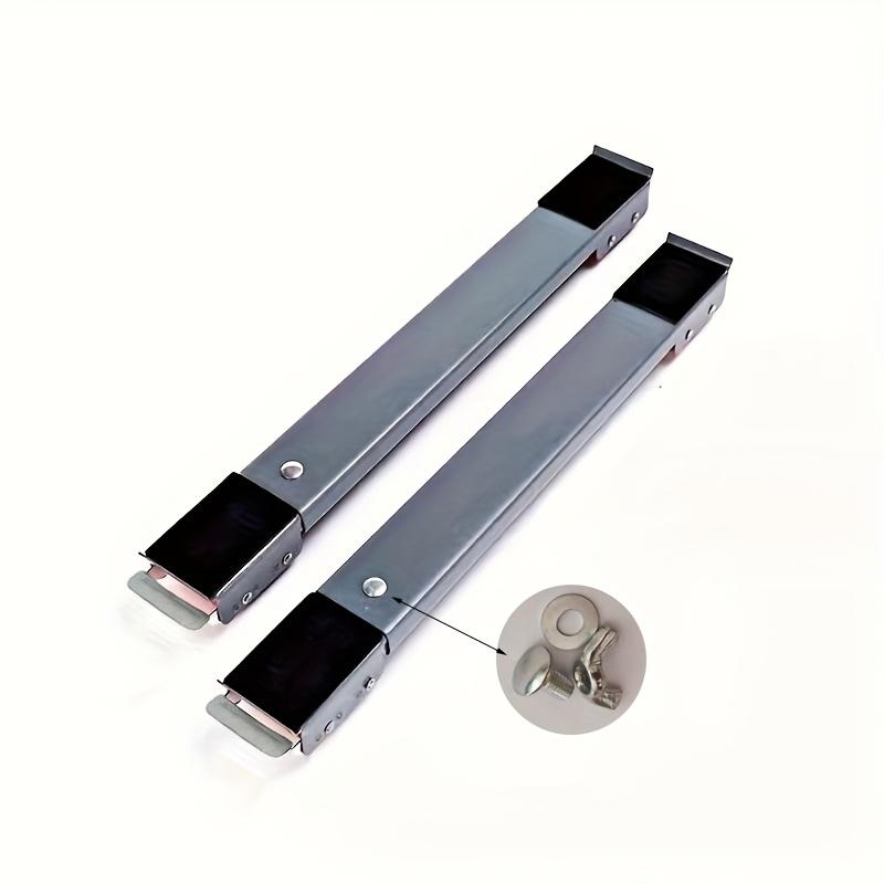 Прочная Регулируемая Подставка для Стиральной Машины и Холодильника с 24 Бесшумными Неоставляющими Следов Колесами, Грузоподъемность 800 фунтов серый