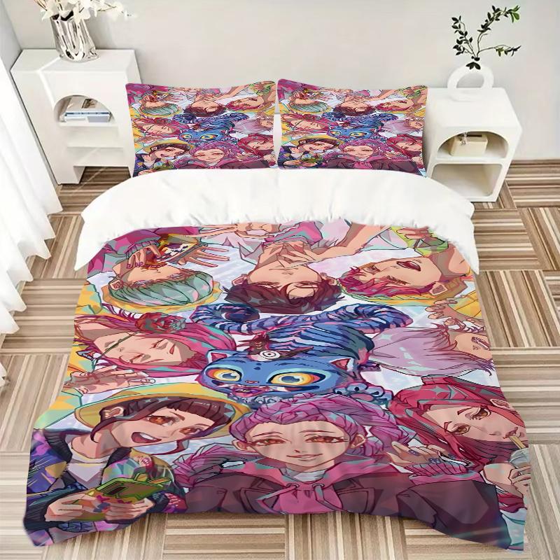3Pcs Fantasy Friends Collage Bedding Sets For All Sizes New 3D Printed Bed Cover Comforter Duvet Cover Pillowcase Bedroom Decoration