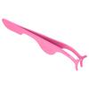 Stainless Steel False Eyelashes Auxiliary Clip Applicator False Eyelash Applicator ToolRose Red