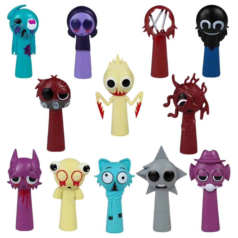 12Pcs/Set Colorful Toys Horror Game Toys Cartoon Cute Figures Collectible For Kid Birthday Gift Children Dolls