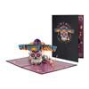 Halloween Skeleton Popup 3D Greeting Card Festival Gifts Postcard Handmade Festives Decoration for Holiday Celebration