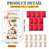 10PCS Cute Cartoon Christmas Greeting Cards Set with Envelopes, Large Size Hand-drawn Xmas Cards for Holiday Wishes & Gifts