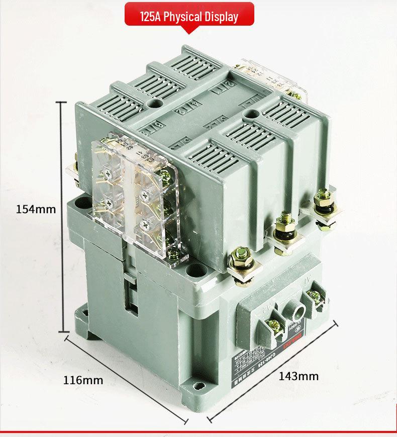 Stycznik AC przemysłowy DELIXI CJ40 380V/220V, 100A-1000A Amper.