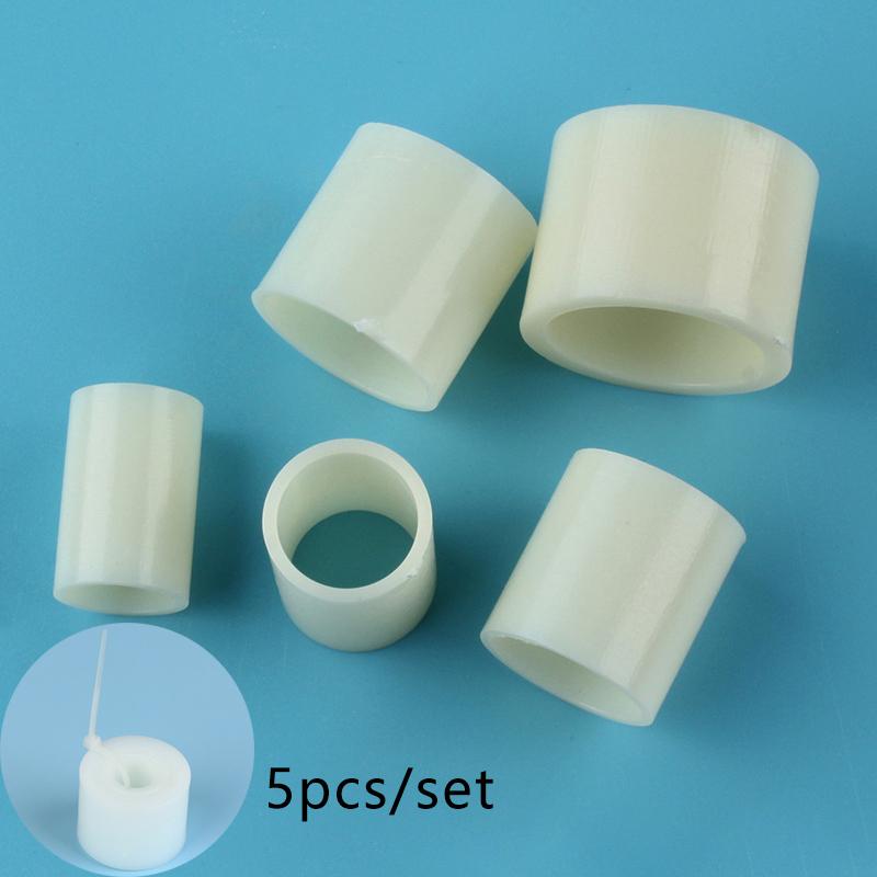 5-Sizes/Set Grinding Wheel Arbor Bushing Adapter Kit 32-25-22-19-16-12.7Mm For 250/150Mm Bench Grinder Plastic Reducer Ring