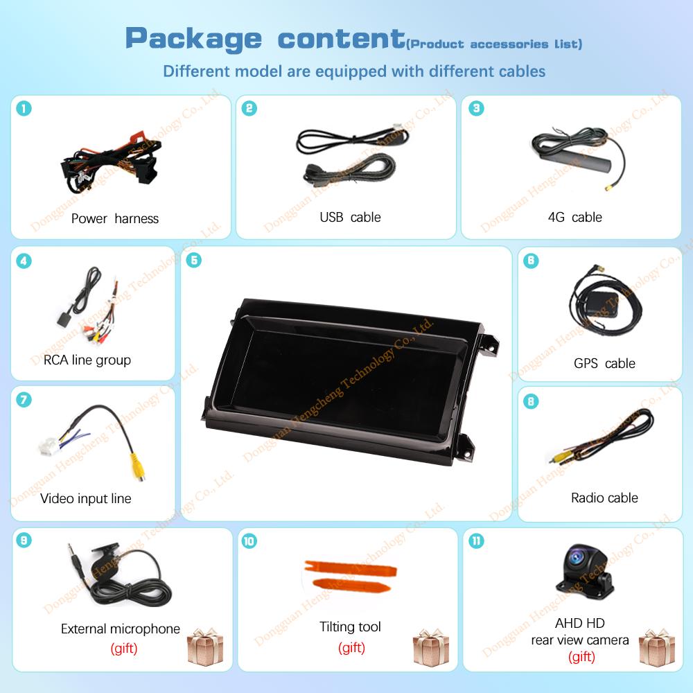 10.25" Car Multimedia Player For Land Rover Discovery 5 LR5 L462 2017-2020 GPS Navigation Radio CarPlay Android12 4G 360Camera