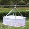 1/2/3 Layer Hanging Mesh Drying Basket U-shaped Zipper Design Food Fish Clothes Hanging Drying Net Outdoor Foldable Hanging Mesh Dryer