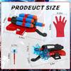 2 Pieces Spider Web Shooter Hero Wrist Launcher Playset with RPG Rocket Gloves Fun Kids Decorative Wrist P Toys