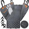 Dog Car Seat Cover Waterproof Pet Dog Carriers Travel Mat Hammock For Small Medium Large Dogs Car Rear Back Seat Safety Pad
