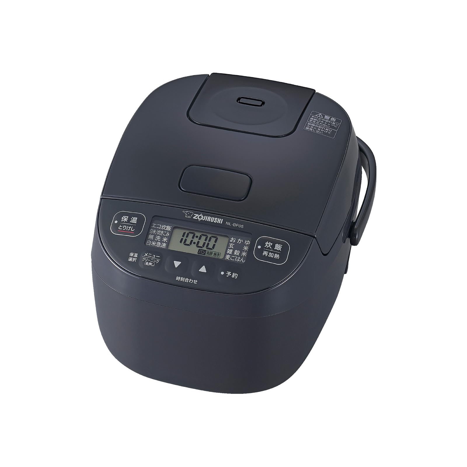 

Zojirushi Mahobin Rice Cooker 3 Cups Living Small Super Microcomputer Heat Retention 24 Soft Black Alone, Capacity, Cooking, Type, Hours, NL-BF05AM-BZ