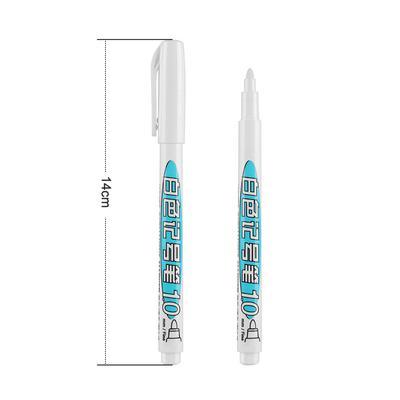 1Pcs Oily White Marker Pen Graffiti Pens Waterproof Permanent Marker Pen