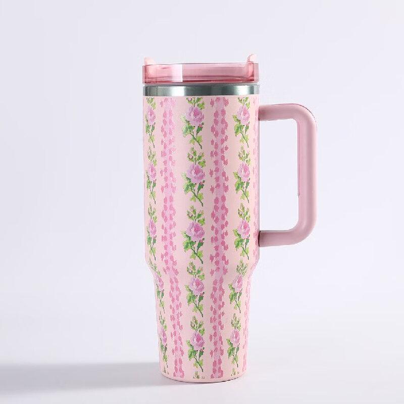 Duoli 40oz Printed Stainless Steel Insulated Tumbler