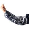 100-Pack Waterproof Disposable Plastic Oversleeves - Transparent and Anti-fouling Arm Protectors for Kitchen and Household Use