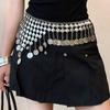 Bell Metal Tassel Waist Chain Vintage Ethnic Style Belt Bohemian Style Waistband  Beach Accessories