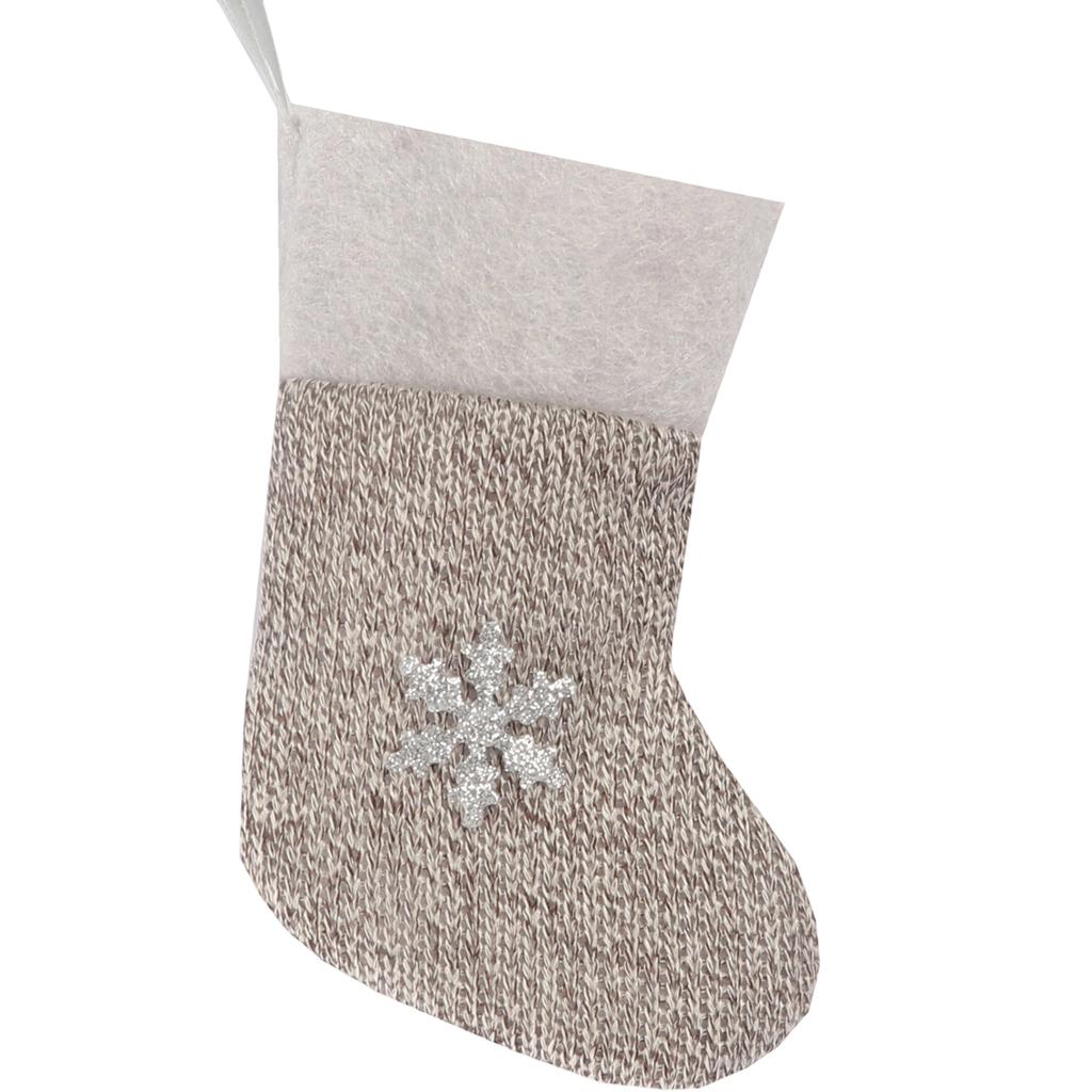 Christmas Decorations Wool Socks Red And Gray Elk Gift Bag Children's Gift Bag Knitted Christmas Socks