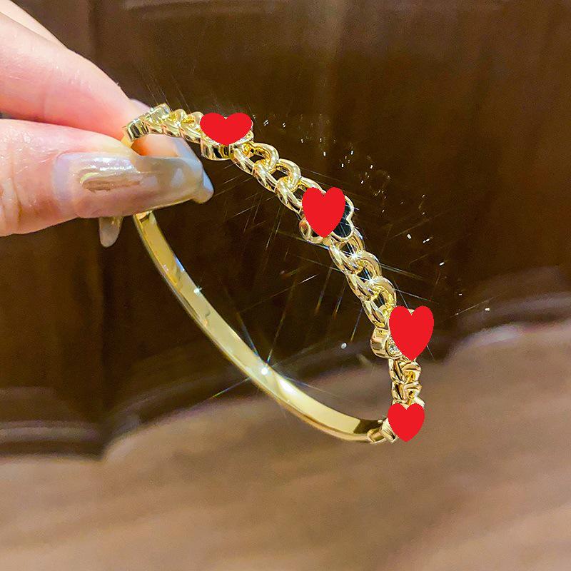 Позолоченный браслет-цветок с цирконами: Элегантный браслет-бангл в винтажном стиле для женщин