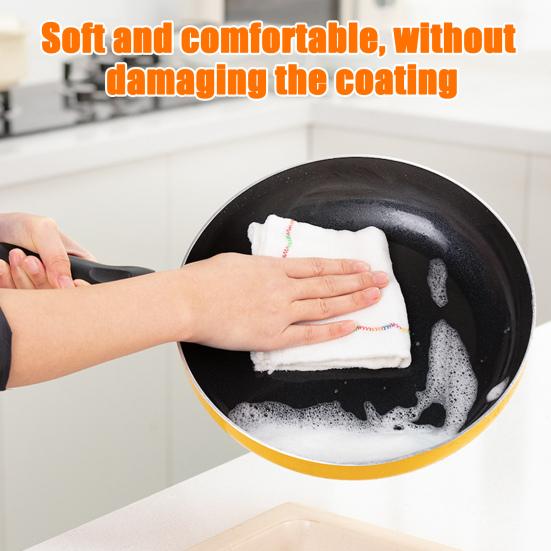4Pcs Kitchen Dish Towels Easy To Clean Strong Water Absorption Soft Quick Drying Dish Clothes Stain-resistant Kitchen Towels